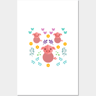 three little pigs Posters and Art